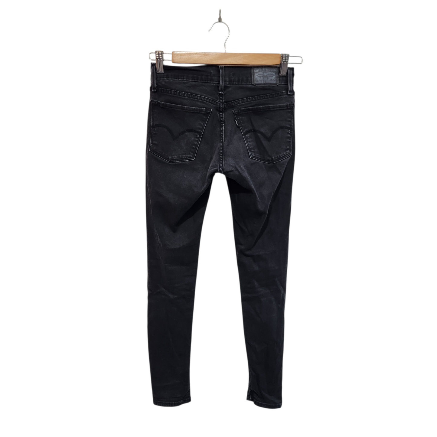 LEVI'S | ג'ינס סופר סקיני צבע שחור | לאישה מידה 26 אמריקאית | 36 אירופאית