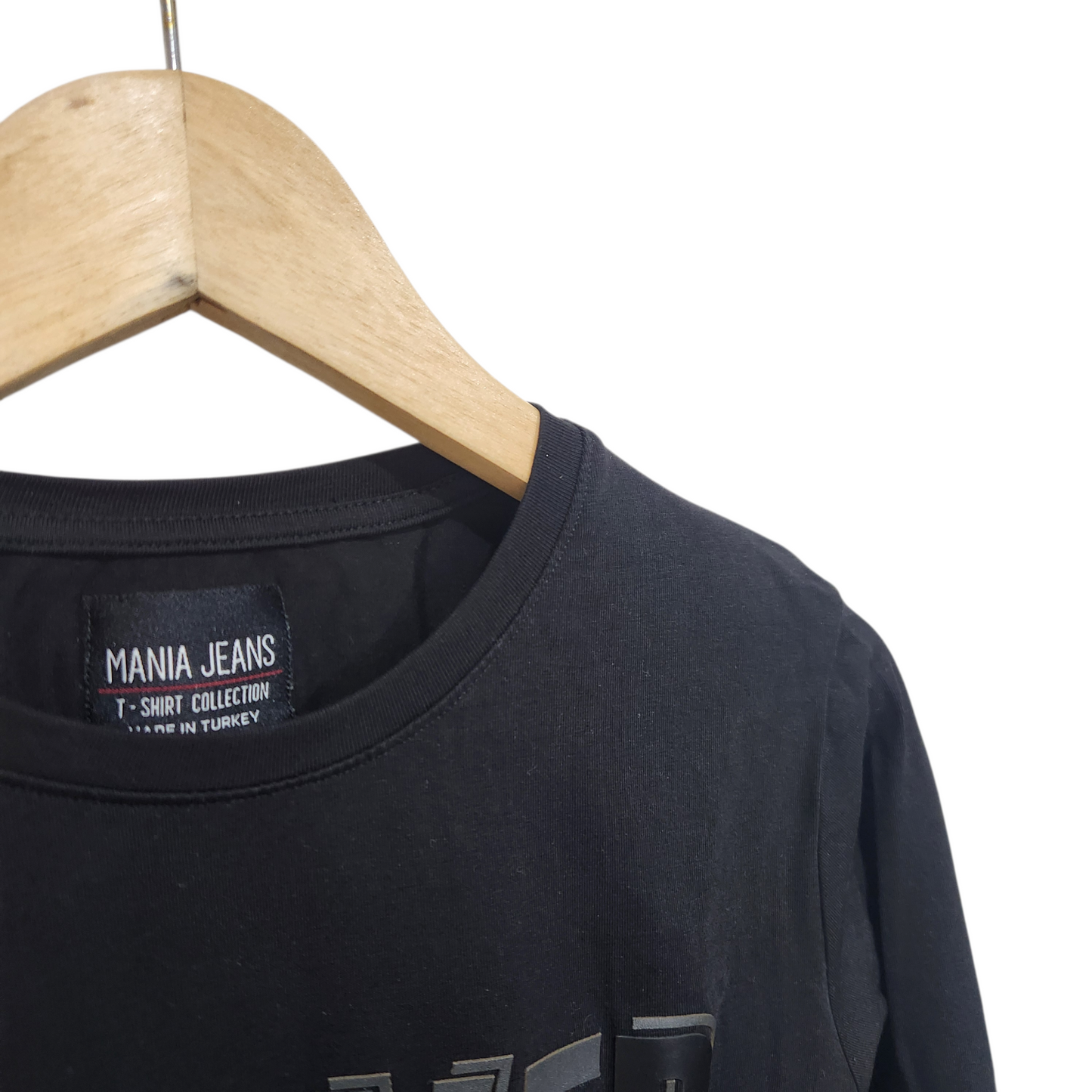 MANIA JEANS | חולצה ארוכה דקה לגבר מידה XXS