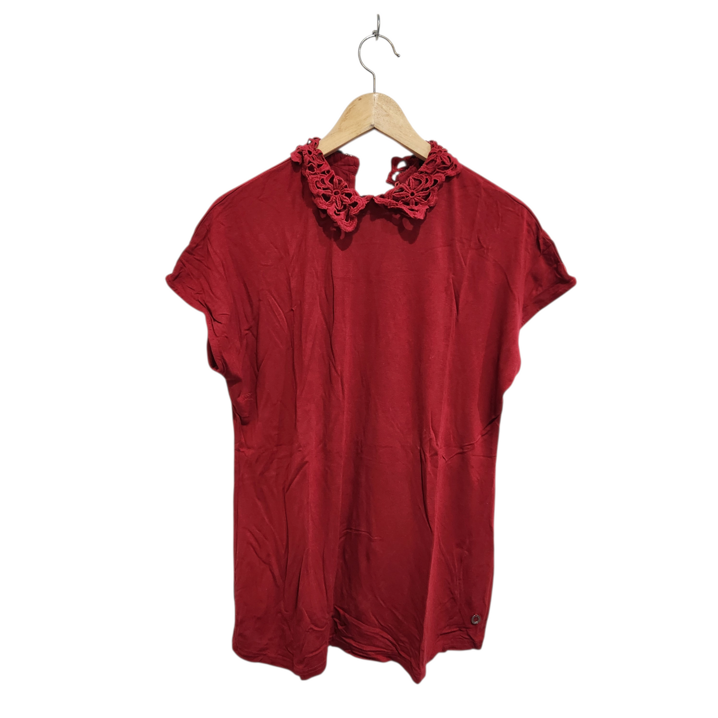 CRAZY LINE BY SIGAL DEKEL | חולצת זמש מעוצבת לאישה מידה 40 L