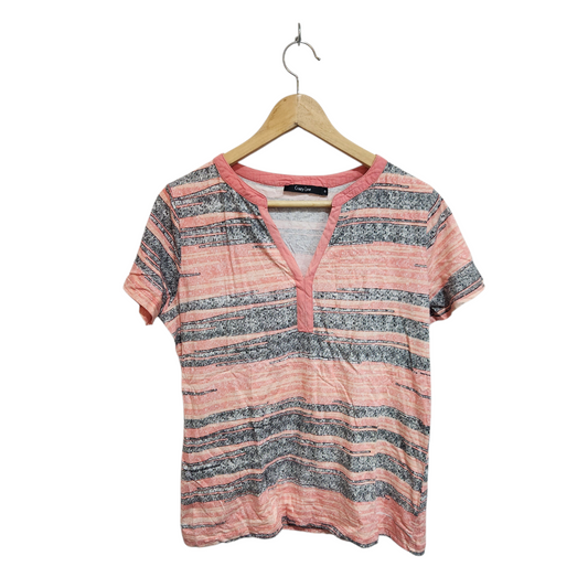 CRAZY LINE | חולצה קצרה לאישה מידה 0 = 40/42 L/XL