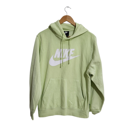NIKE | קפוצ'ון ירוק לגבר מידה S | כתם קטן
