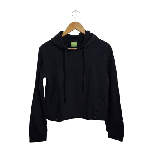 HOODIES | קפוצ'ון שחור לאישה מידה M
