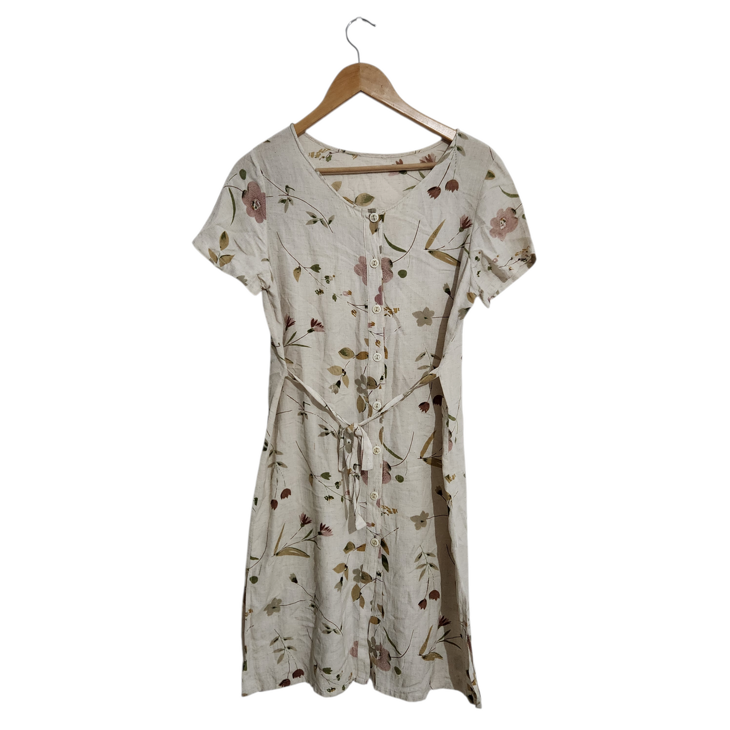 שמלה קצרה פרחונית לאישה מידה M