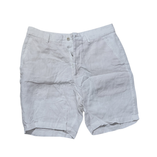 ZARA | מכנסיים קצרים צבע לבן לגבר | מידה 31 M
