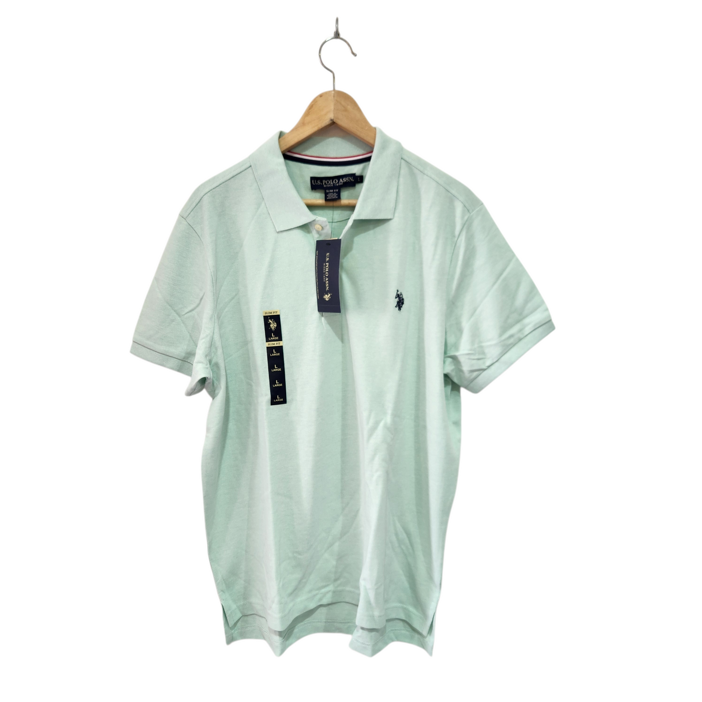 U.S POLO ASSN | חולצה קצרה חדשה עם תווית | לגבר מידה L