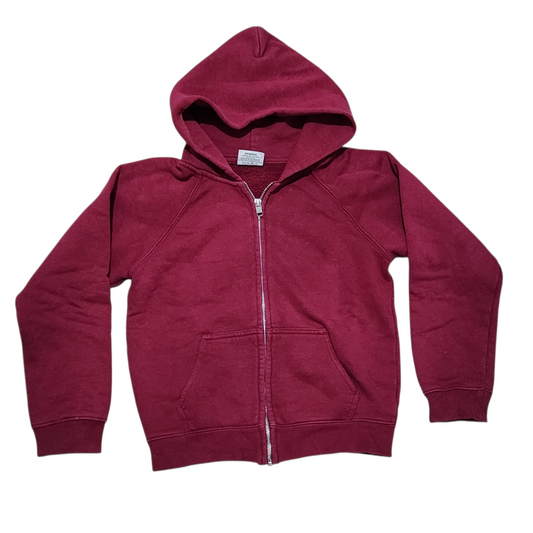 HOODIES | ג'קט צבע בורדו יוניסקס לילדים מידה 3 | גיל 6-7