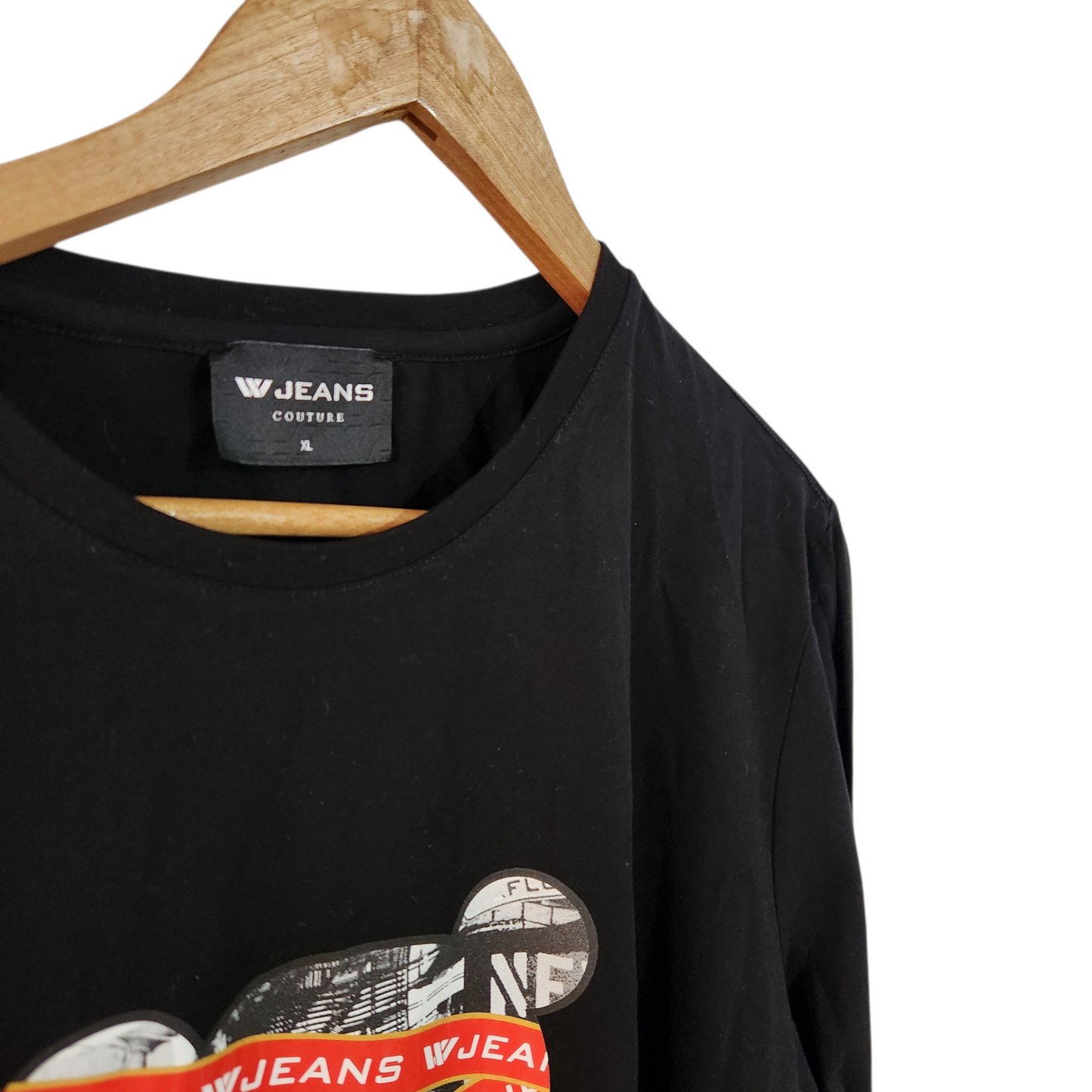 W JEANS COUTURE | חולצה קצרה לגבר מידה XL