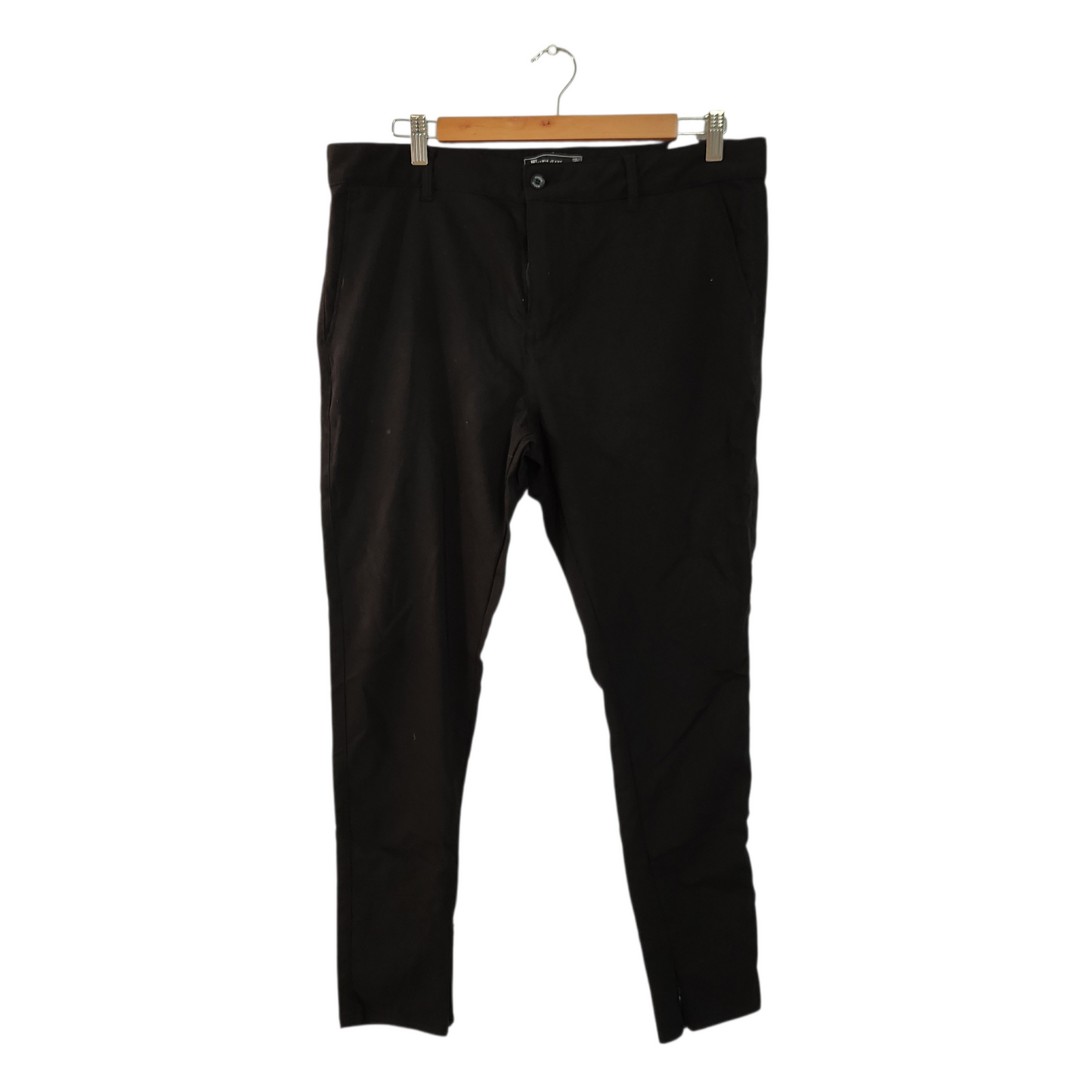 MANIA JEANS | מכנסיים ארוכים צבע שחור | לגבר מידה 48 | 38 אינץ