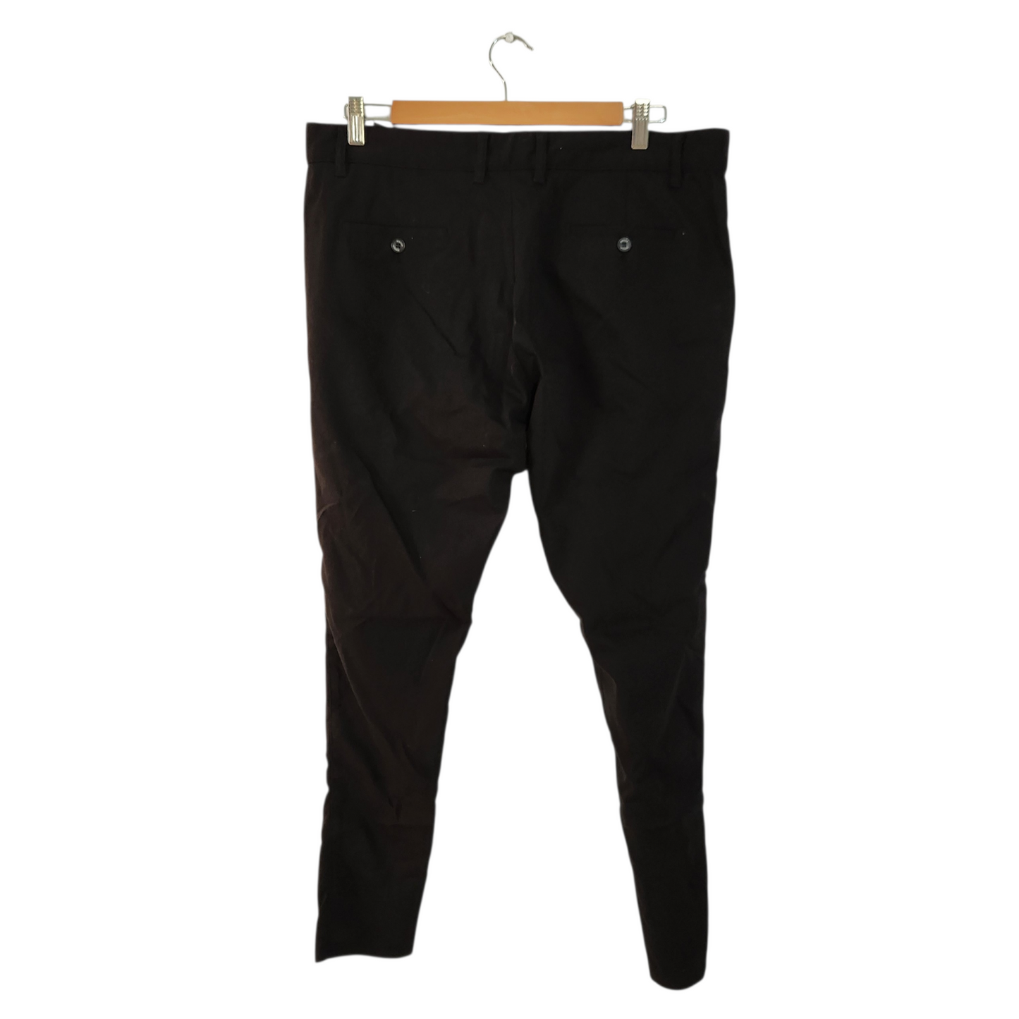 MANIA JEANS | מכנסיים ארוכים צבע שחור | לגבר מידה 48 | 38 אינץ