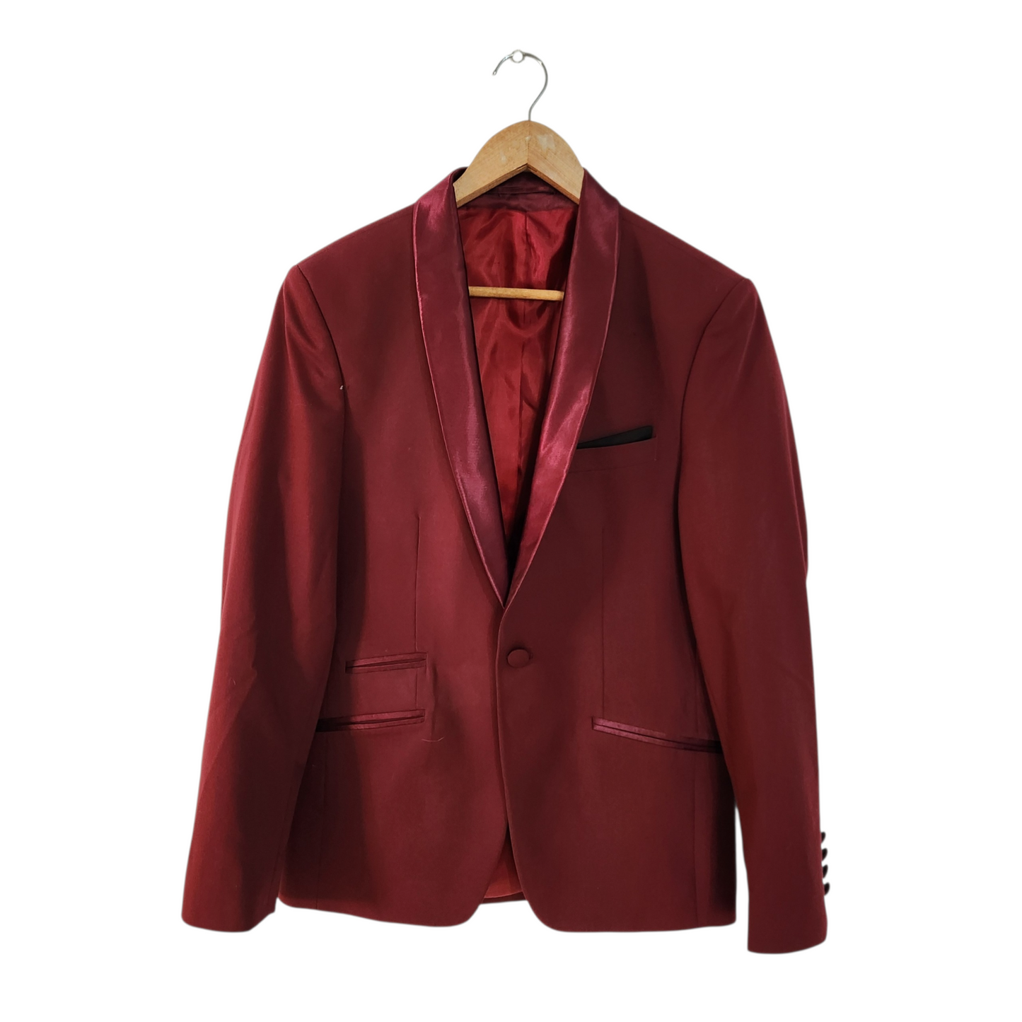 EMPORIUM ROMA | ג'קט בורדו וינטג' לגבר מידה 46