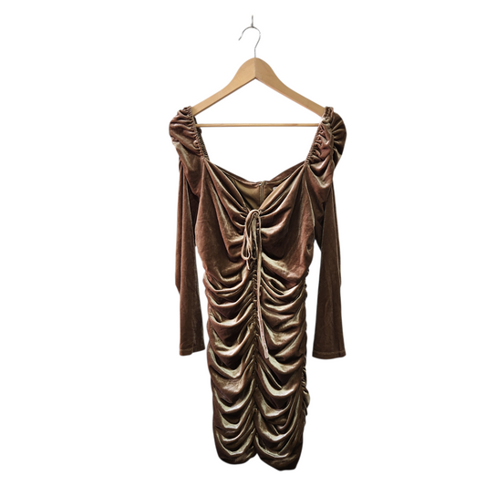 GLAMOROUS | שמלת קטיפה לאישה מידה 42