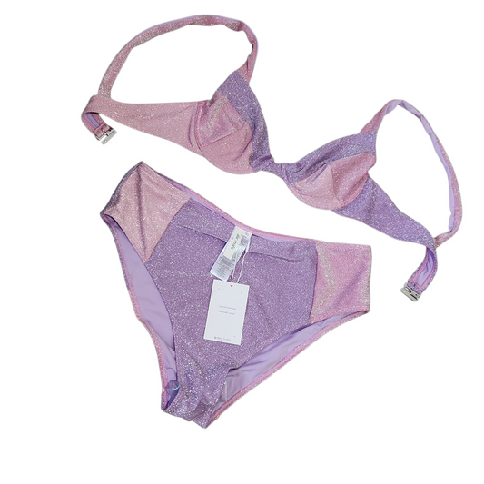 THE FROLIC | בגד ים לאישה מידה 44 | תחתון במצב חדש עם תווית | חזייה מצב משומש