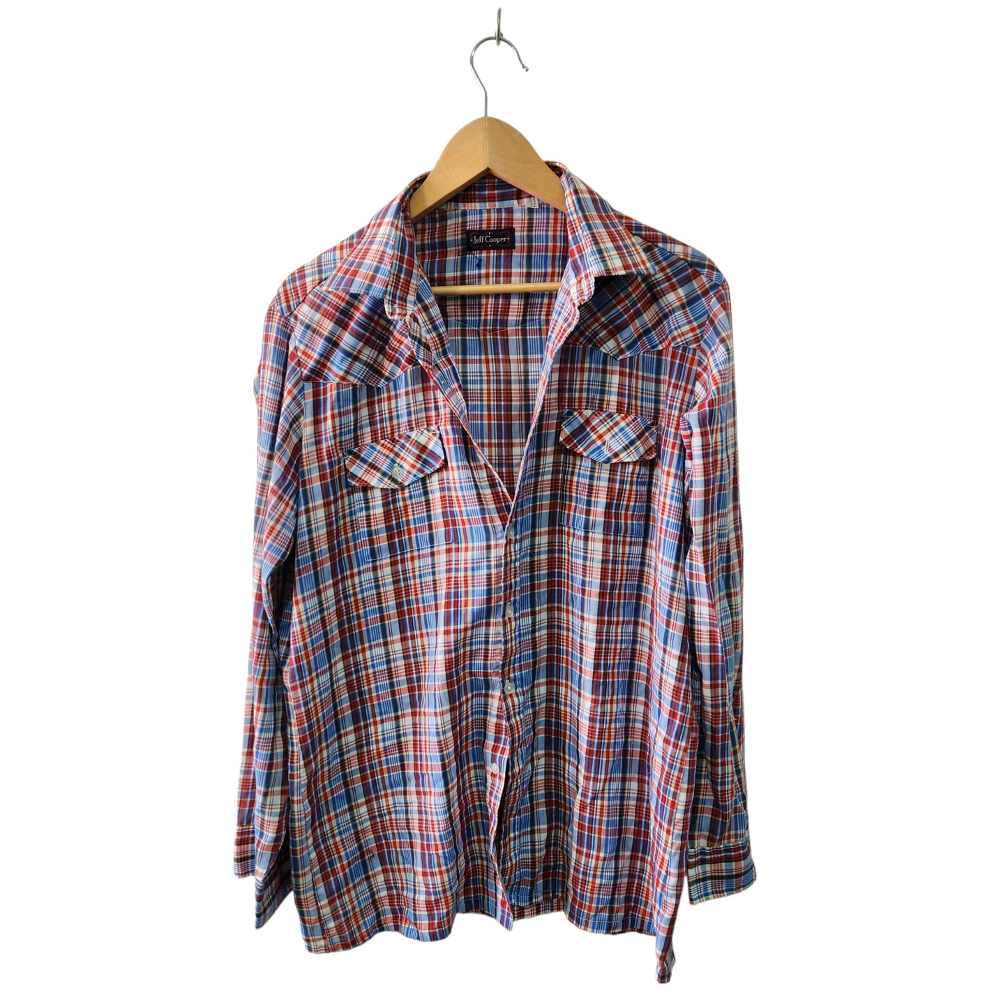 JEFF COOPER | חולצה מכופתרת לגבר מידה 42 XL