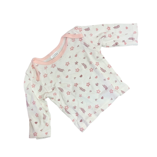 NUSH NUSH | חולצה ארוכה דקה לתינוקות גיל 0-6 חודשים