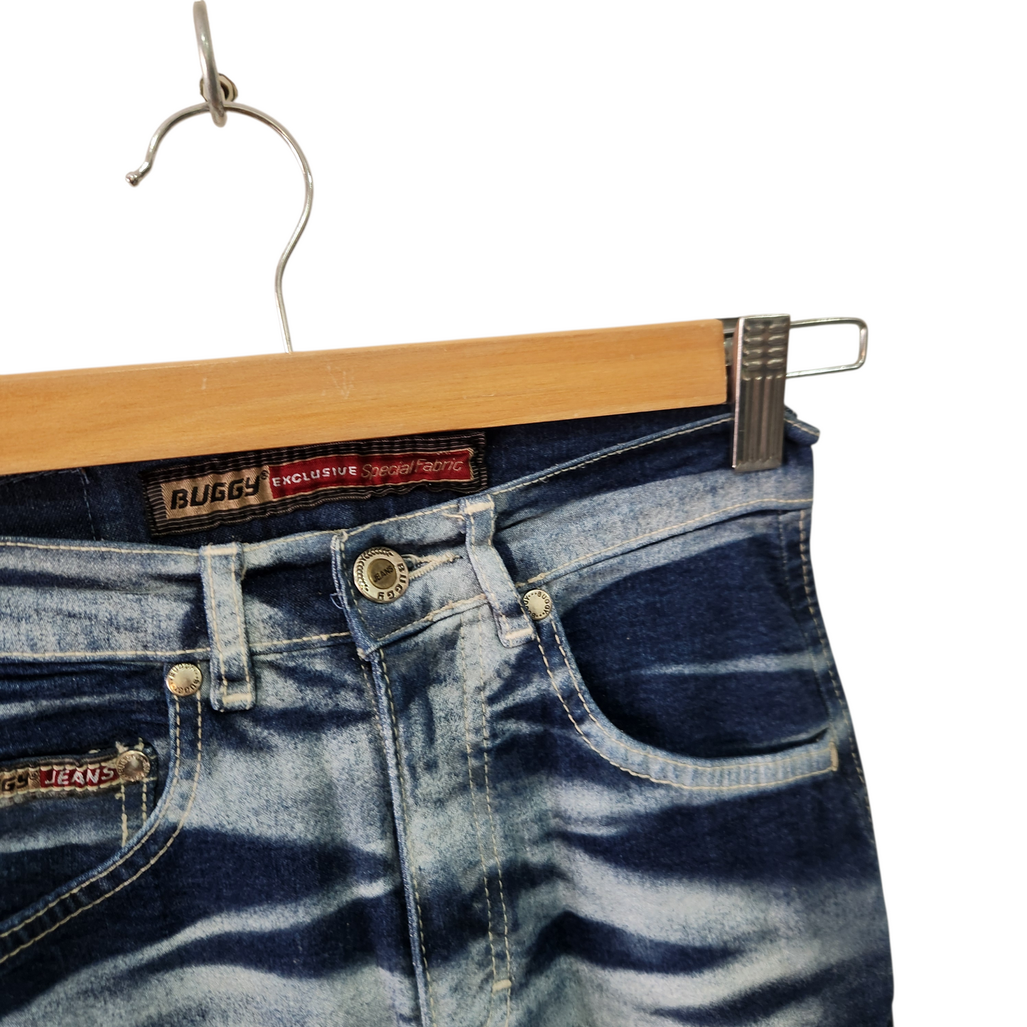 BUGGY JEANS | Y2K | ג'ינס מתרחב לאישה מידה 32 XXS | L32 W37