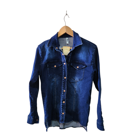 SANTIE | ג'קט ג'ינס לאישה מידה 1 S | חדש עם תווית