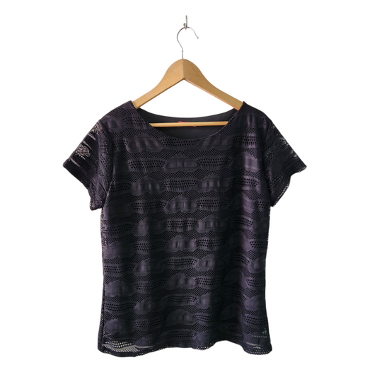 ANN MILLER | חולצה קצרה לאישה מידה 4 XL