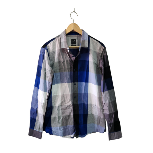ARMANI EXCHANGE | חולצה ארוכה מכופתרת לגבר מידה L