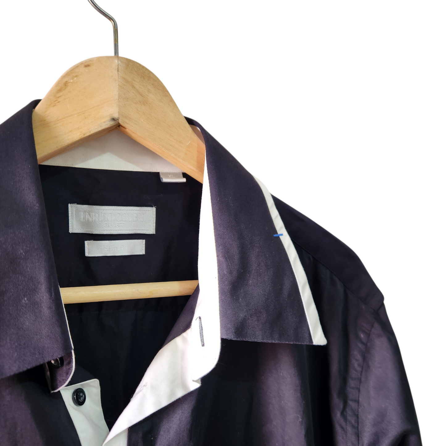 ENRICO COVERI | SLIM FIT | חולצה מכופתרת לגבר מידה XL