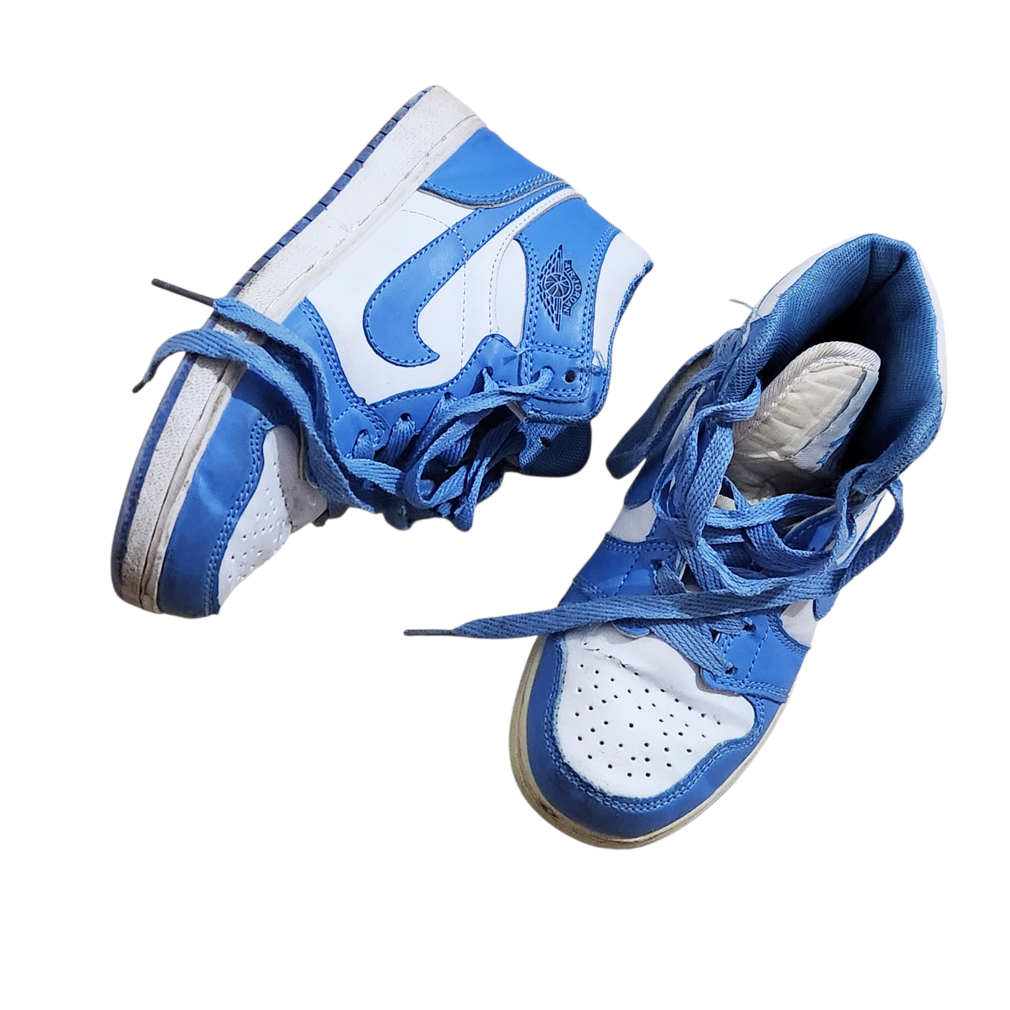 Nike Air Jordan 1 Mid UNC | נעליים לילדים מידה 32 | במצב טוב שימוש קל
