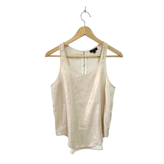 TOPSHOP | גופייה זהובה לאישה מידה 36 S