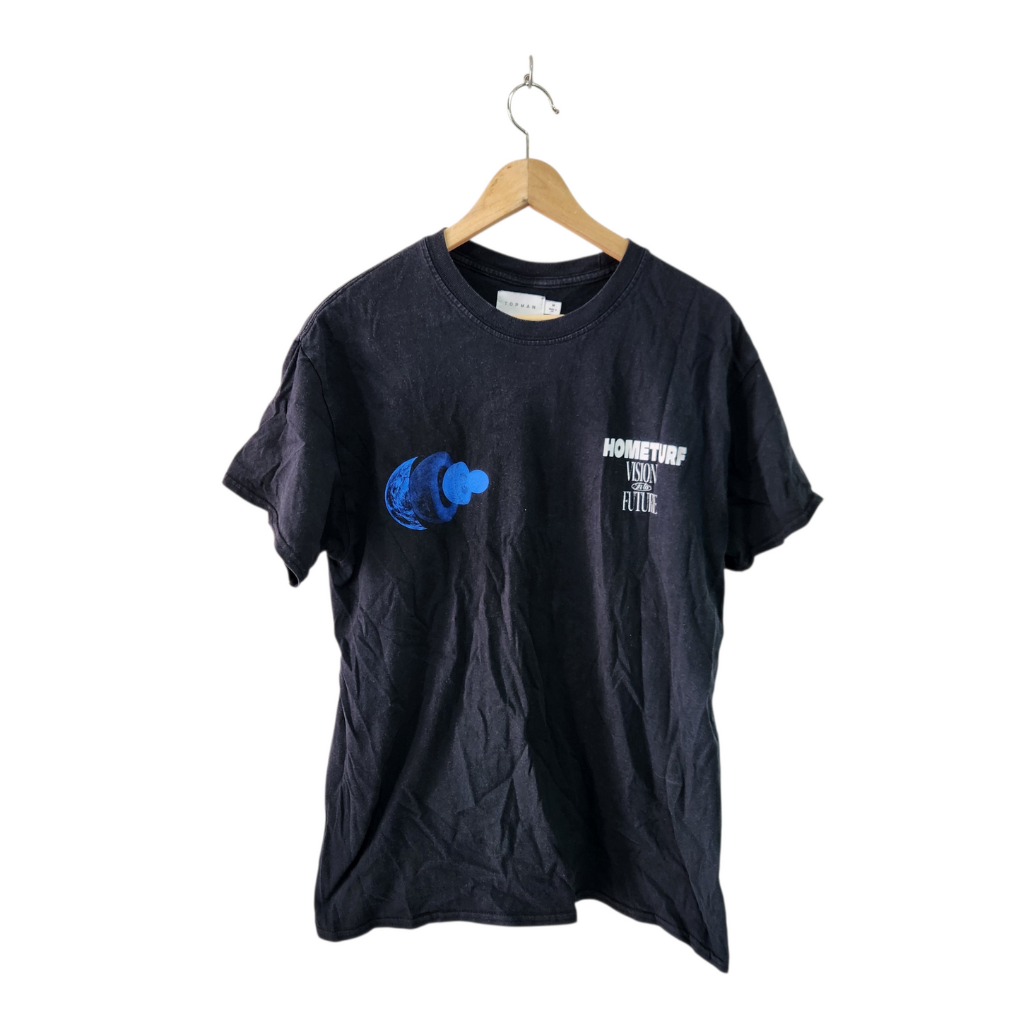 TOPMEN | חולצה קצרה לגבר מידה M | דהתה