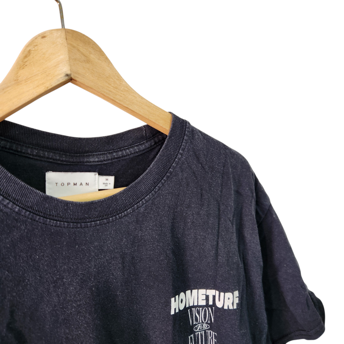 TOPMEN | חולצה קצרה לגבר מידה M | דהתה