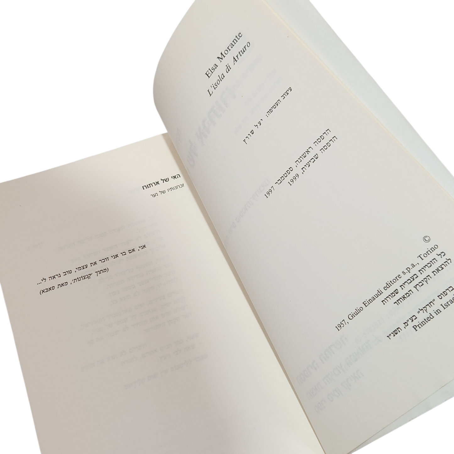 האי של ארתור – אלזה מורנטה