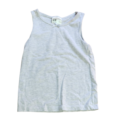 H&M | גופייה אפורה לילדות גיל 2-4