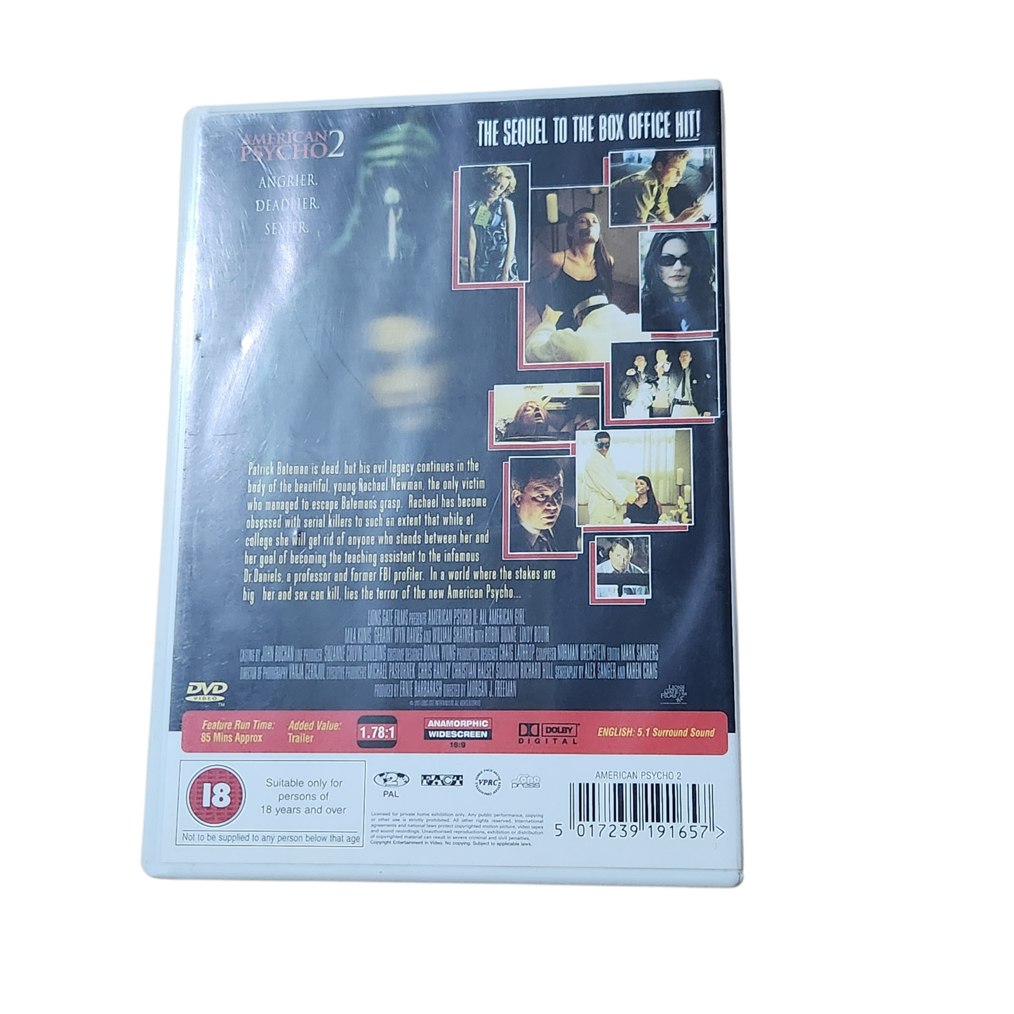 American Psycho 2 – DVD (מותחן אימה)