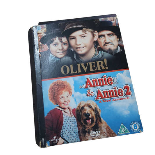 מארז ילדים DVD – Oliver! + Annie + Annie 2 (3 סרטים)