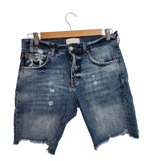 ZARA MAN | ברמודת ג'ינס לגבר מידה US30