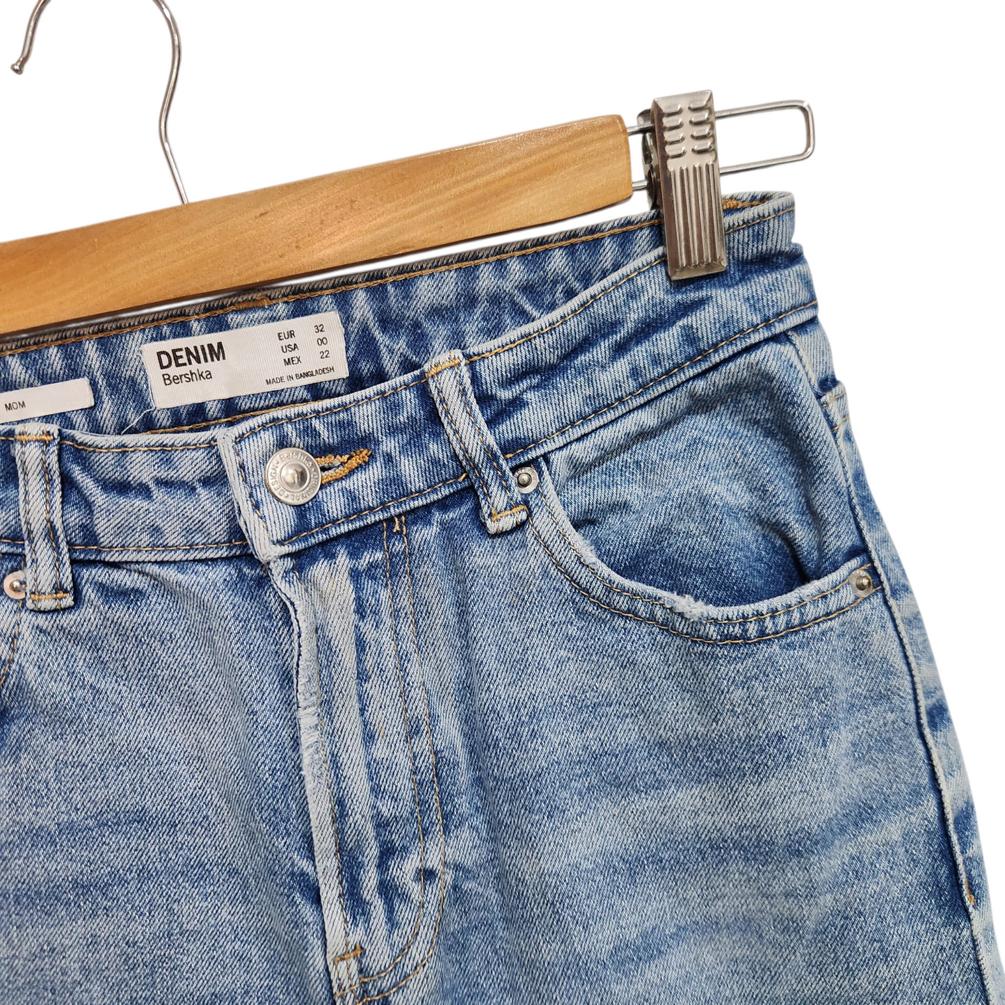 BERSHKA | MOM | ג'ינס לאישה מידה 32