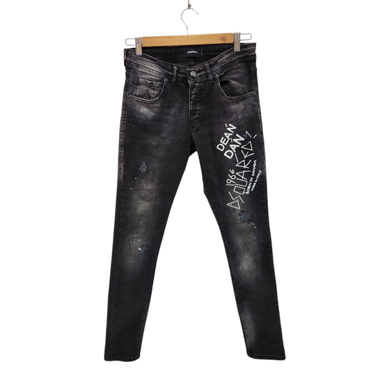 DSQUARED2 | ג׳ינס סקיני שחור לגבר מידה US30