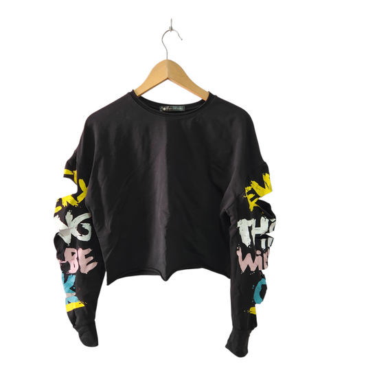 FASHION CLUB | חולצה ארוכה דקה לאישה מידה M/L