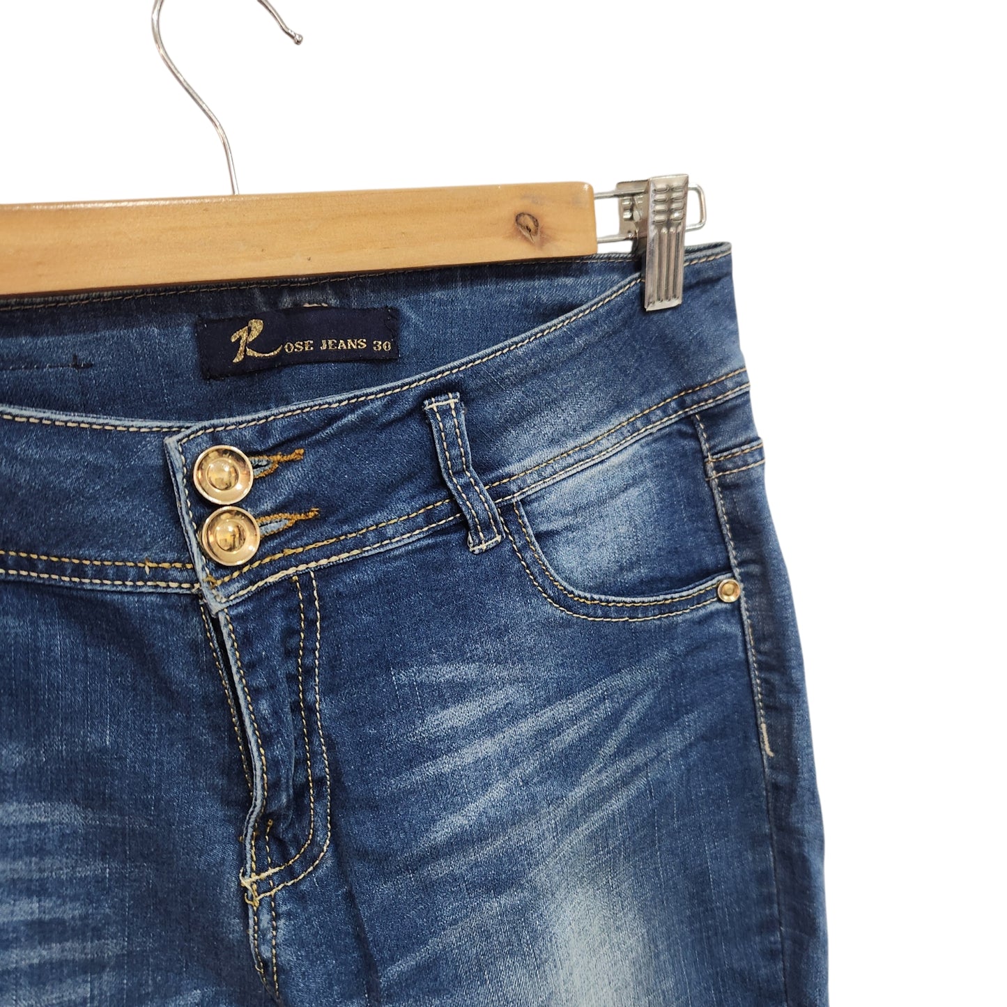 ROSE JEANS | ג׳ינס סקיני כחול לאישה מידה US30 | EUR40 L