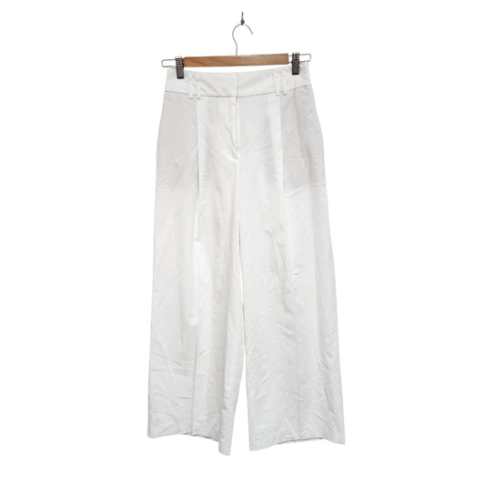 ZARA | מכנסיים ארוכים צבע לבן לאישה מידה XS