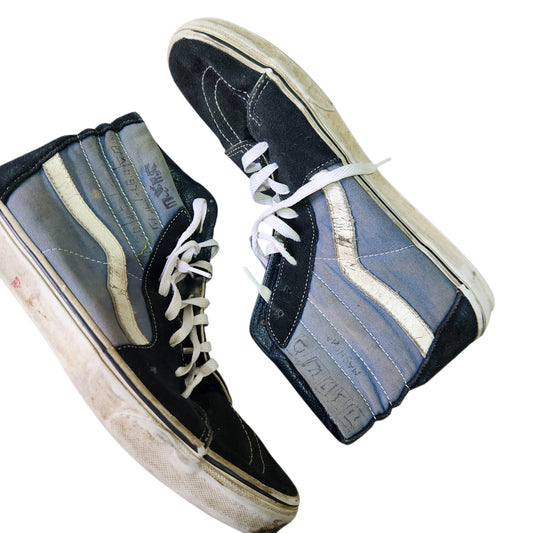 VANS | נעליים לגבר מידה 45 | מצב משומש עם כיתובים