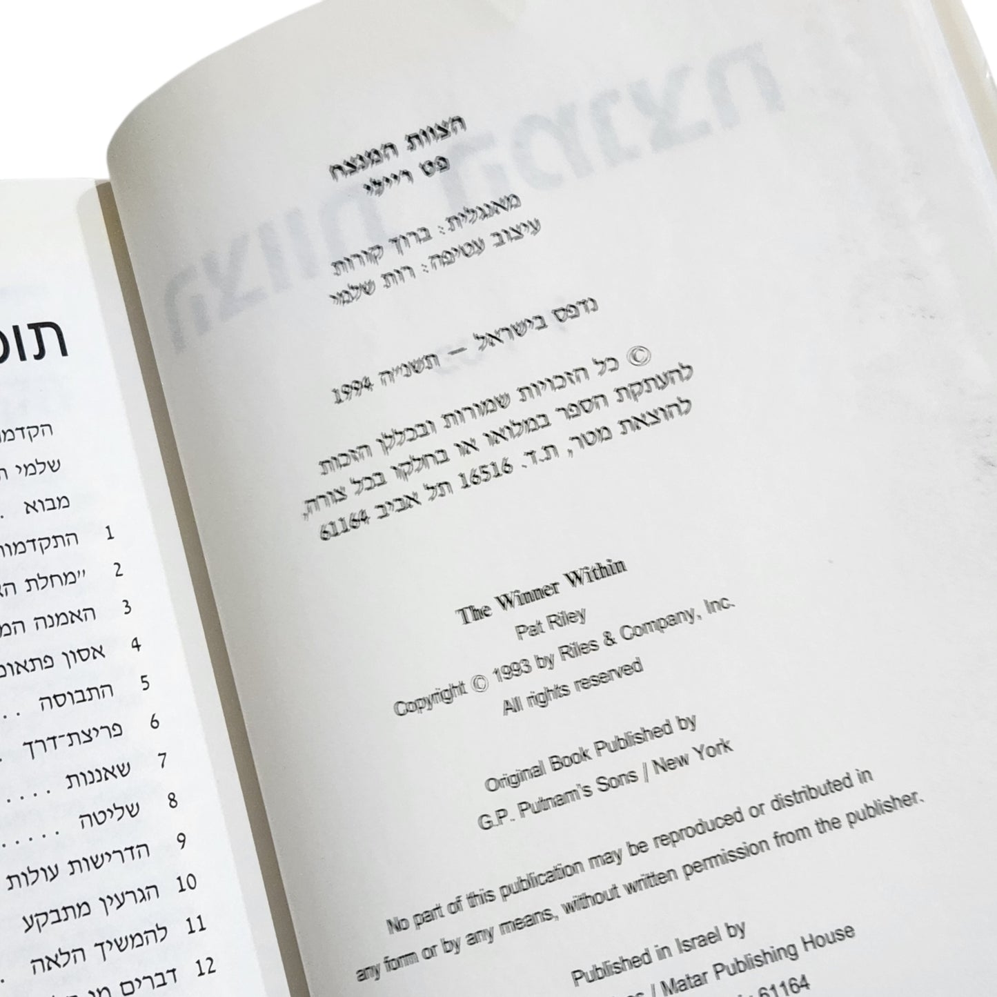 הצוות המנצח – הנוסחה הבדוקה להצלחה של פט ריילי
