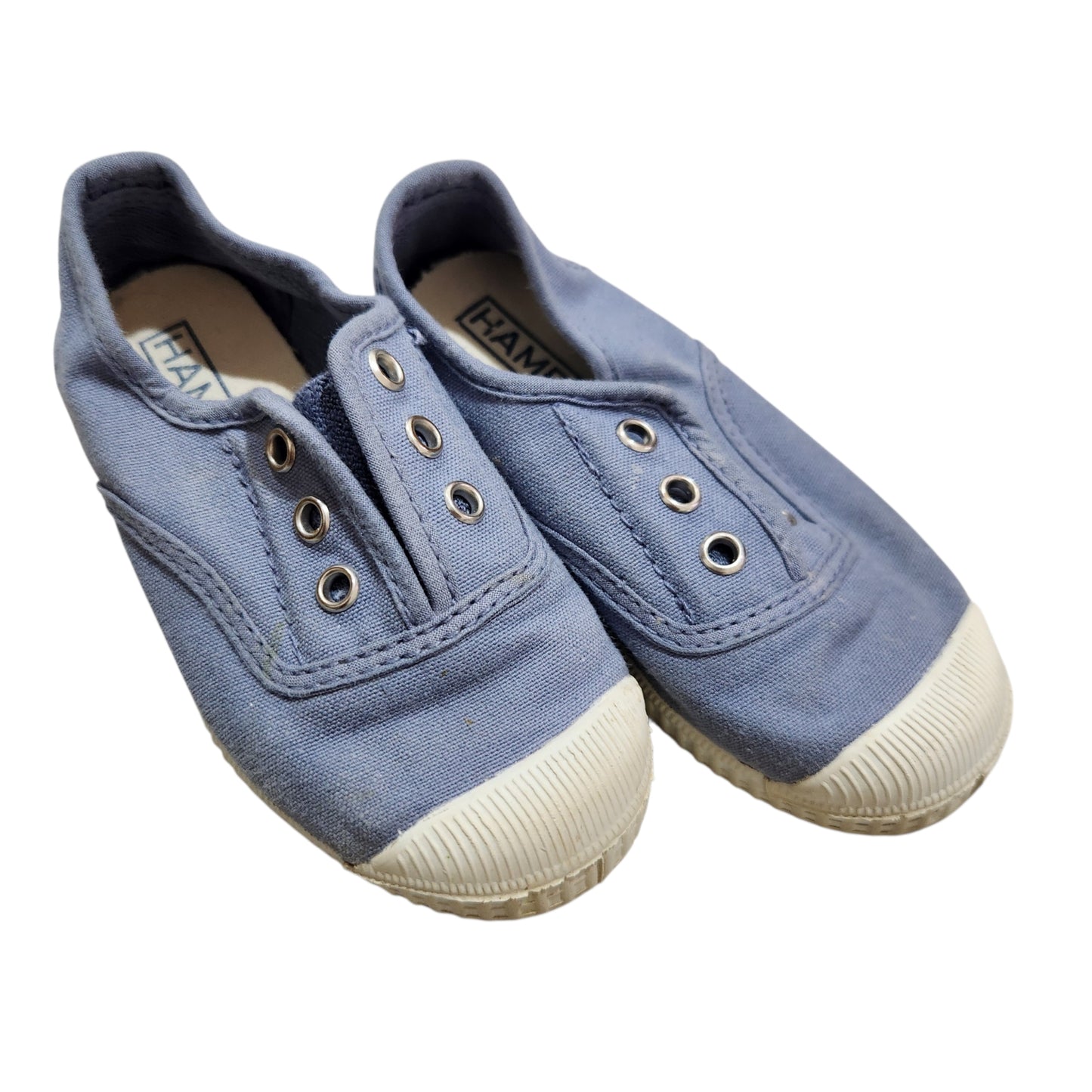 HAMPTON CANVAS | נעלי קנבס תכלת לילדים | מידה 24 | במצב משומש קל