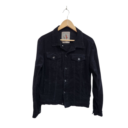 ZARA MAN | ג'קט קורדרוי צבע שחור לגבר מידה M