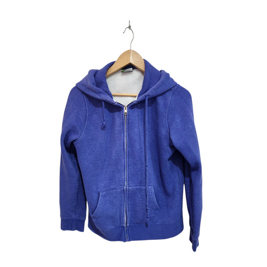 HOODIES | קפוצ'ון עם רוכסן צבע סגול לאישה מידה M