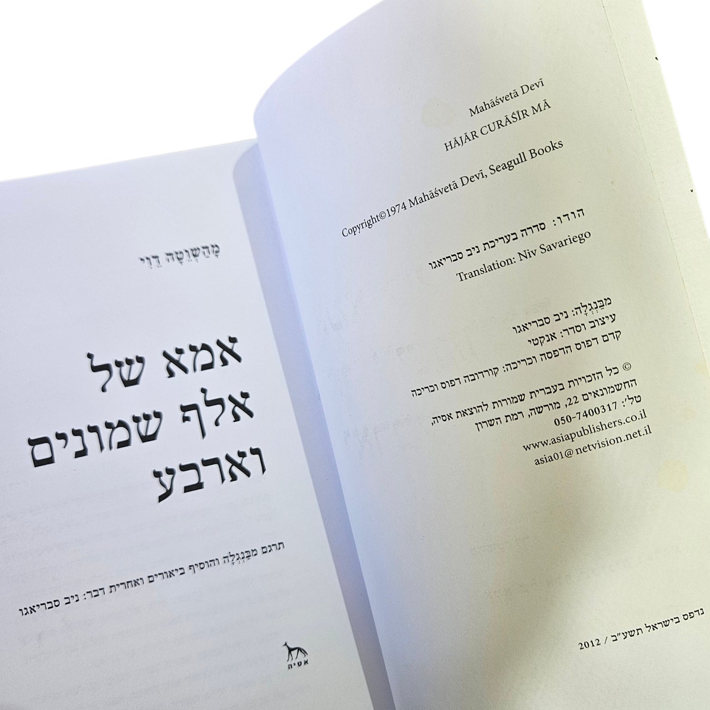 מהשוטה דוי | אמא של אלף שמונים וארבע | אסיה | 2012