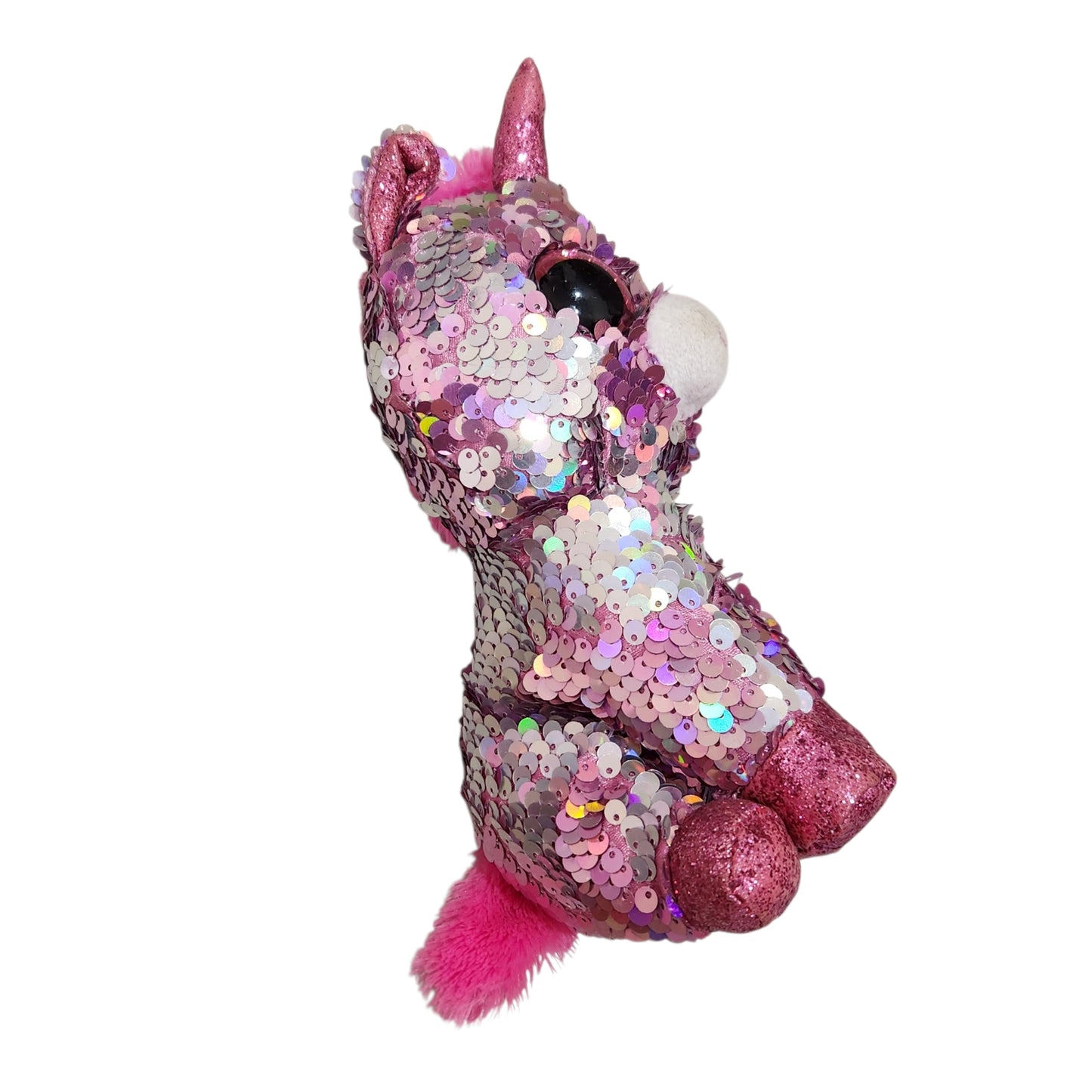 חד קרן ורוד מנצנץ | בובת TY Beanie Boos