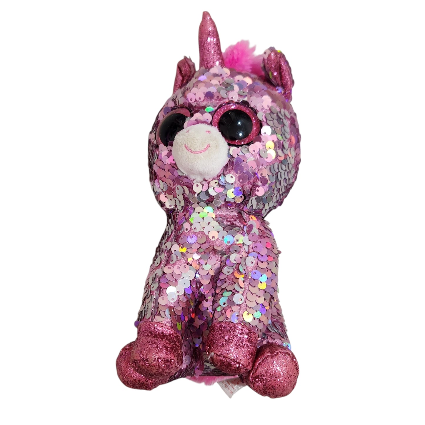 חד קרן ורוד מנצנץ | בובת TY Beanie Boos