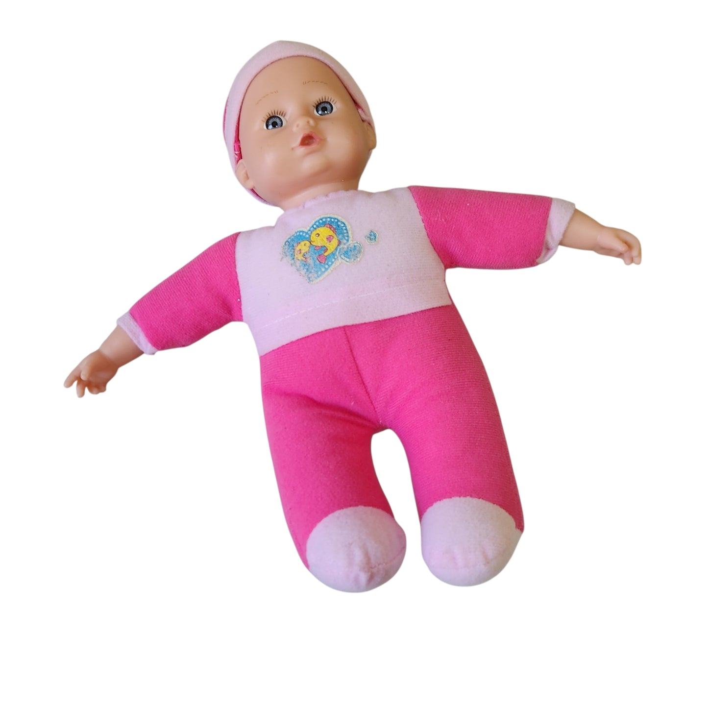בובת תינוק ורודה רכה לתינוקות