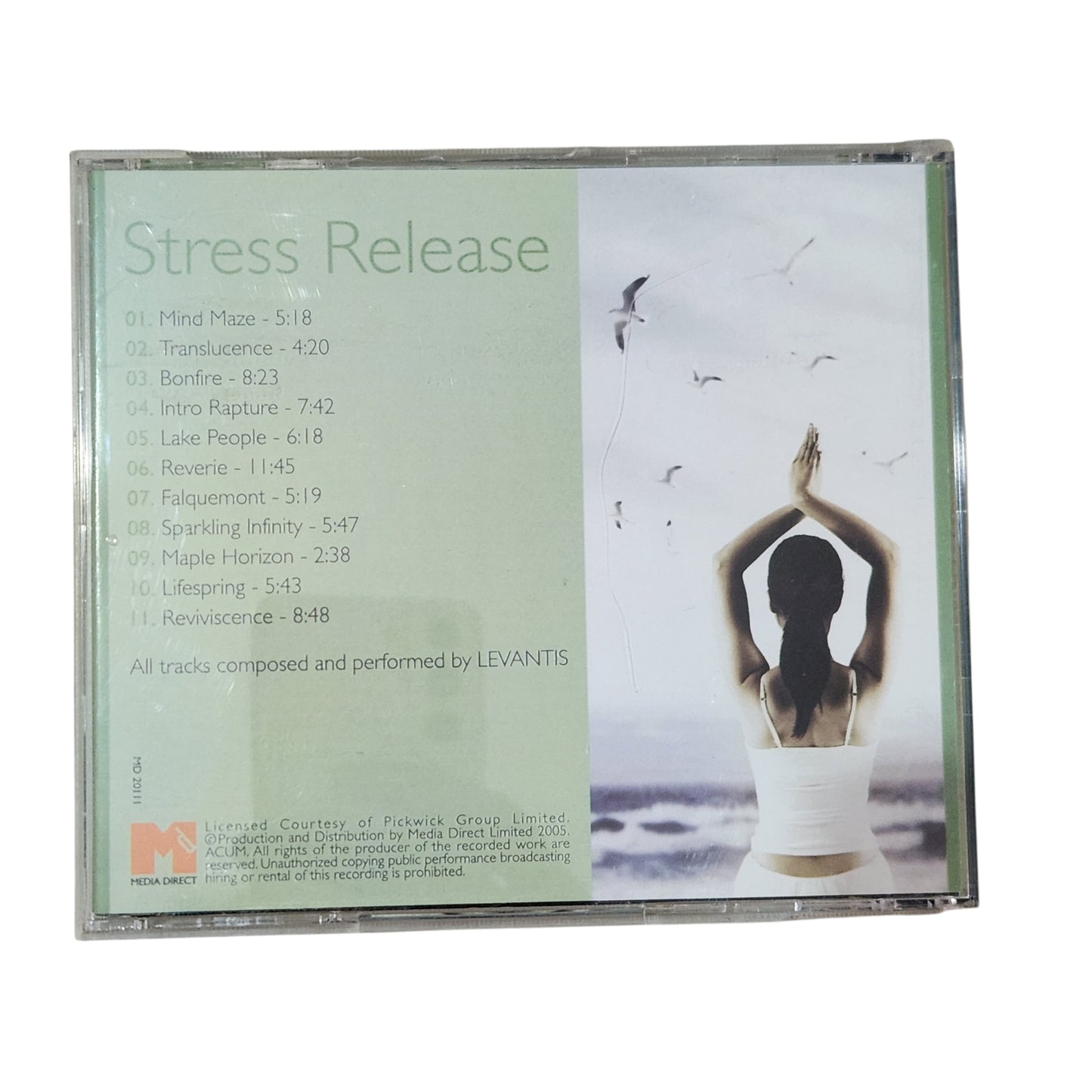 Stress Release by Levantis - דיסק מוזיקה מרגיעה מקורי