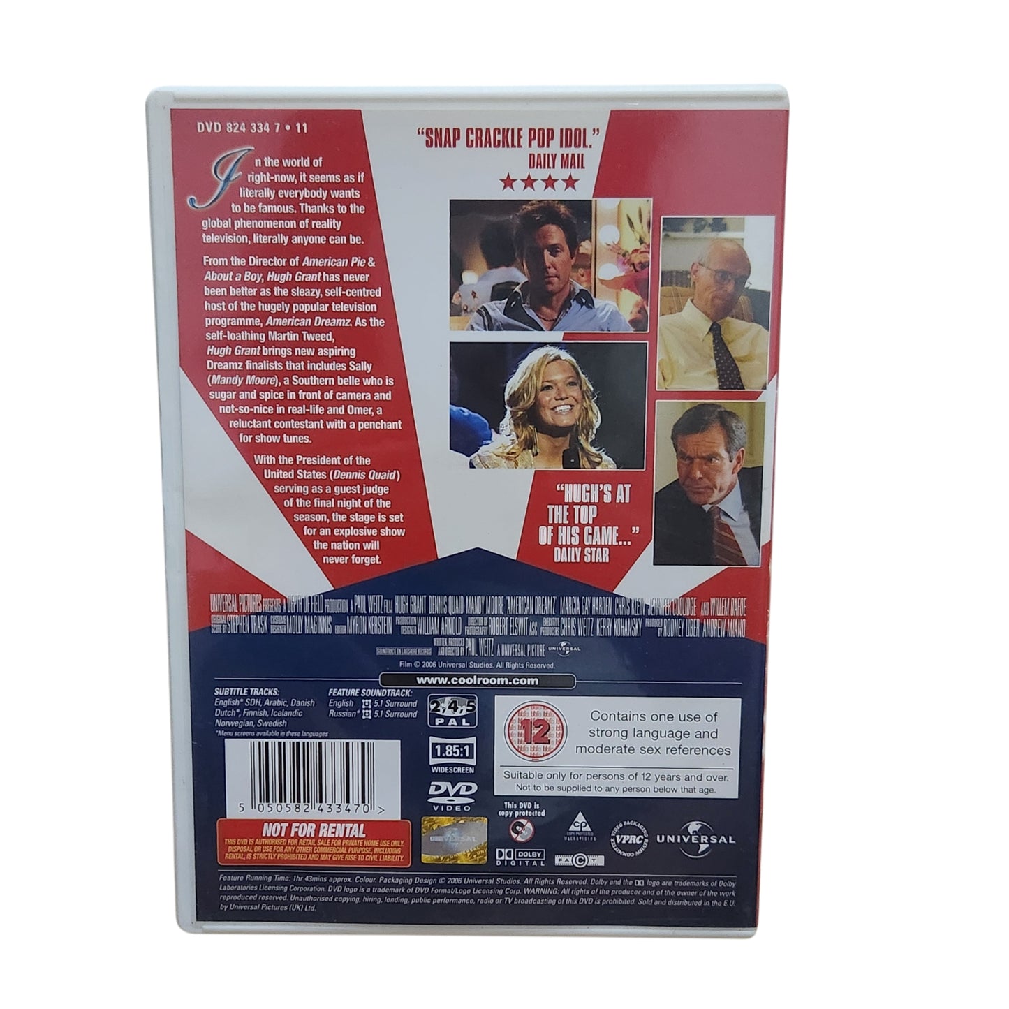 American Dreamz | אמריקן דרימז | DVD מקורי