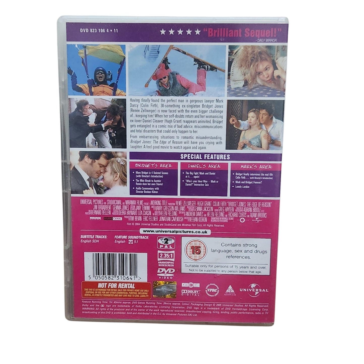 Bridget Jones: The Edge of Reason (ברידג'ט ג'ונס: עובדות החיים) | DVD מקורי