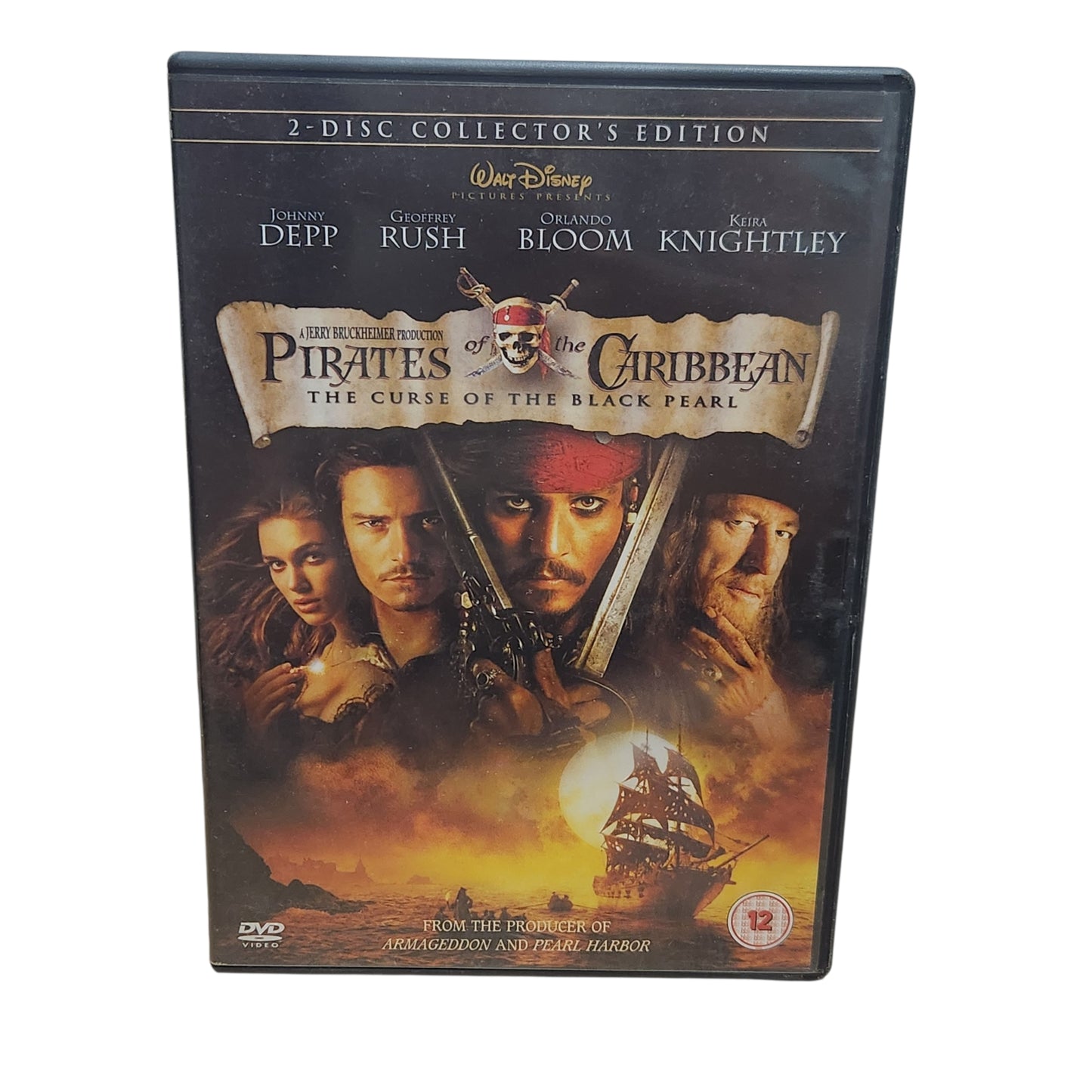 DVD | Pirates of the Caribbean: The Curse of the Black Pearl | שודדי הקאריביים: קללת הפנינה השחורה | מהדורת אספנים 2 דיסקים
